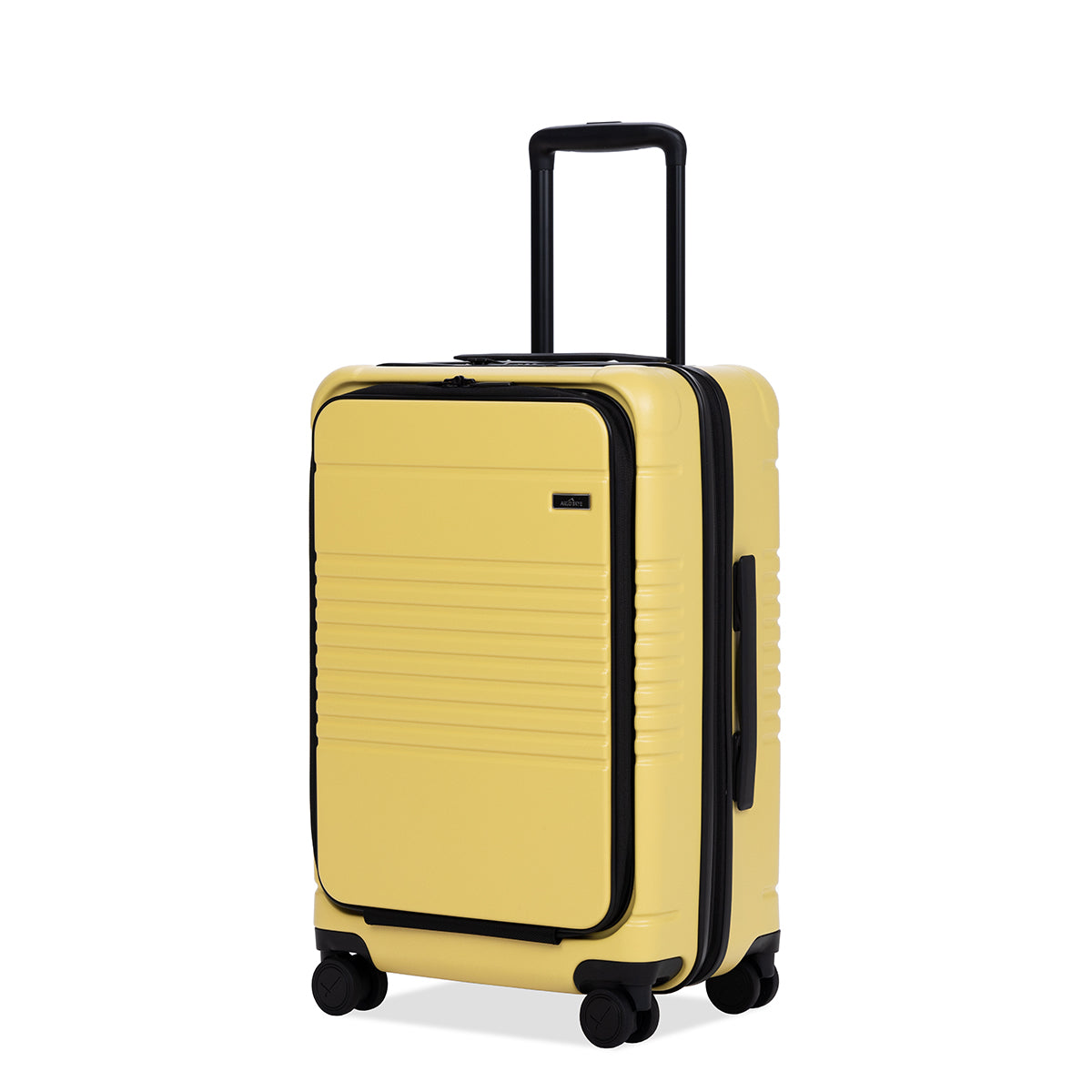 lemon carry-on max with front pocket angled view