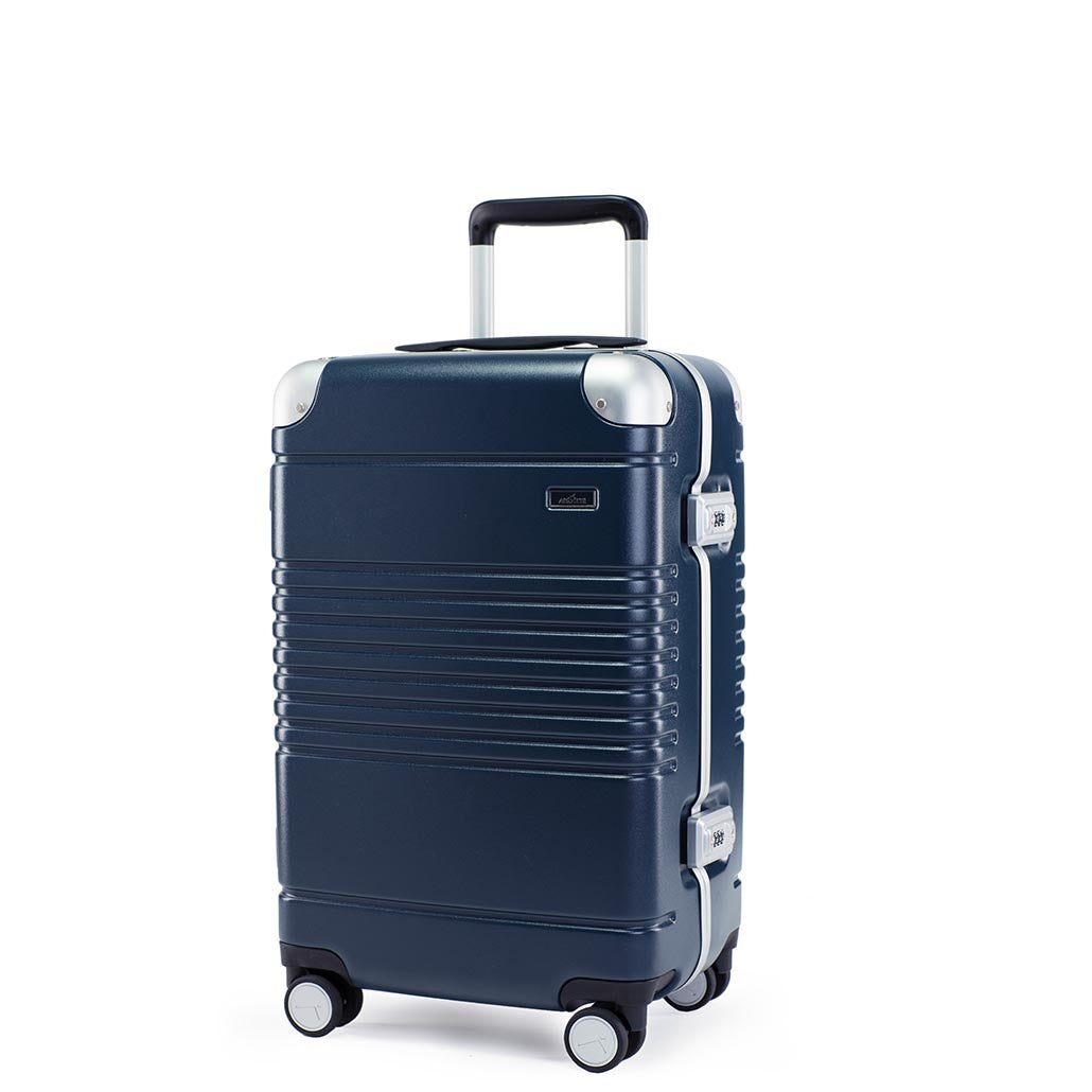 Aluminum frame fashion luggage