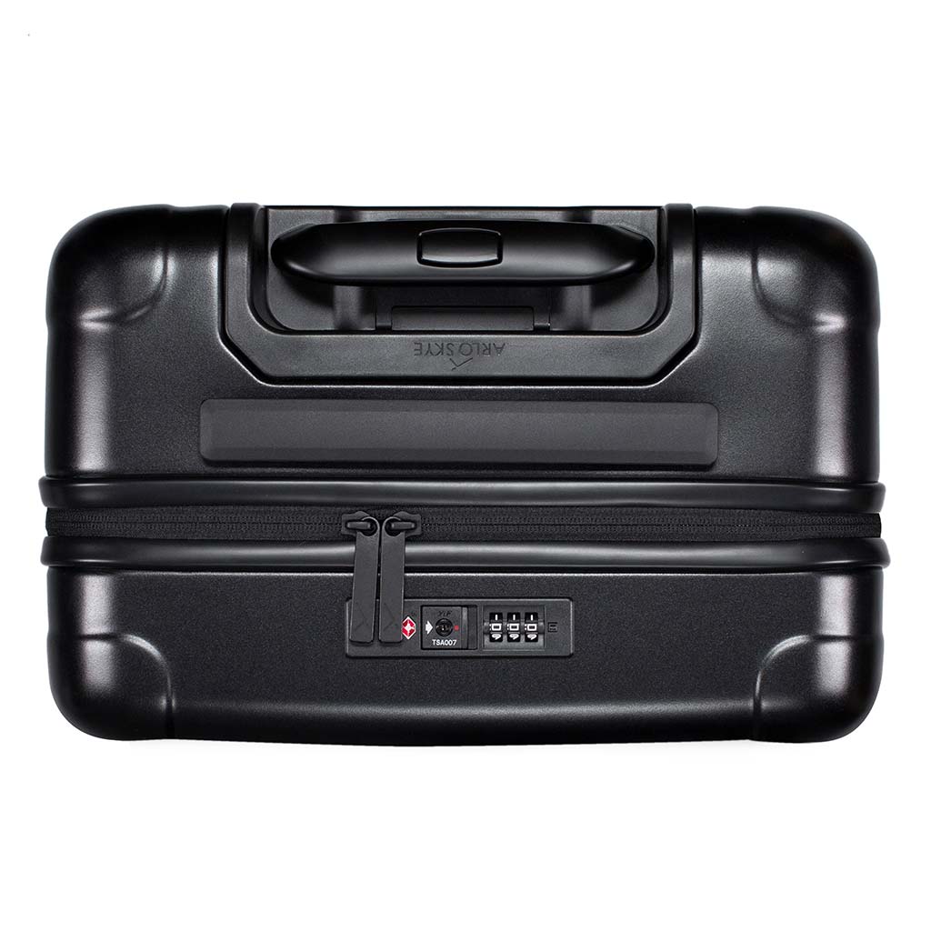 Top view of the zipper carry-on max in black
