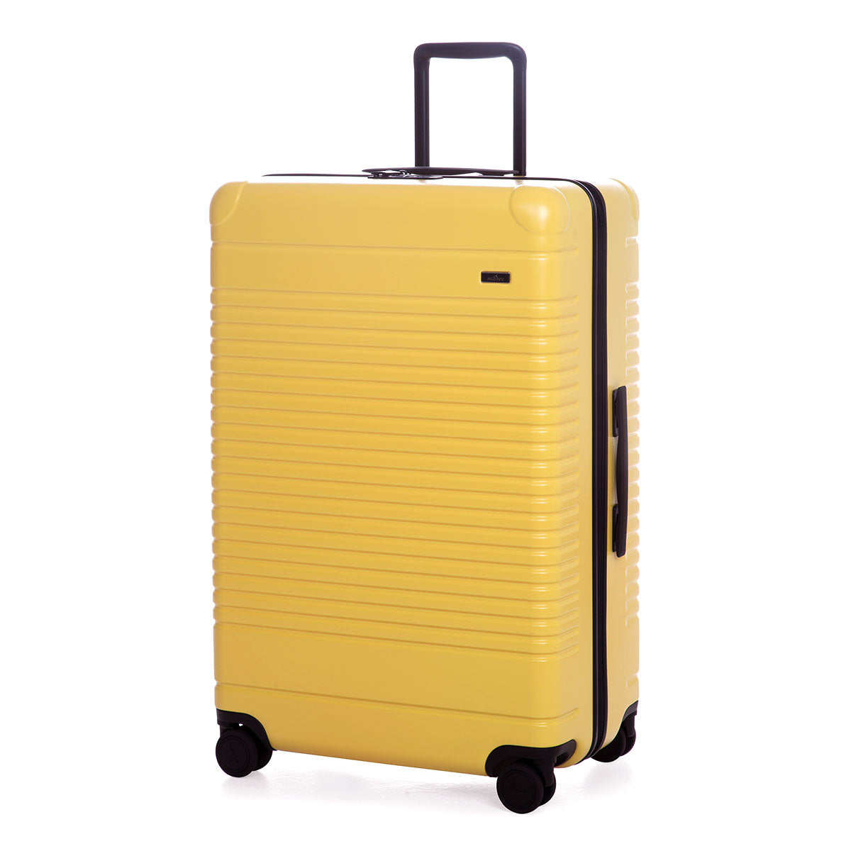 zipper check-in large in dusen dusen lemon - front angle view