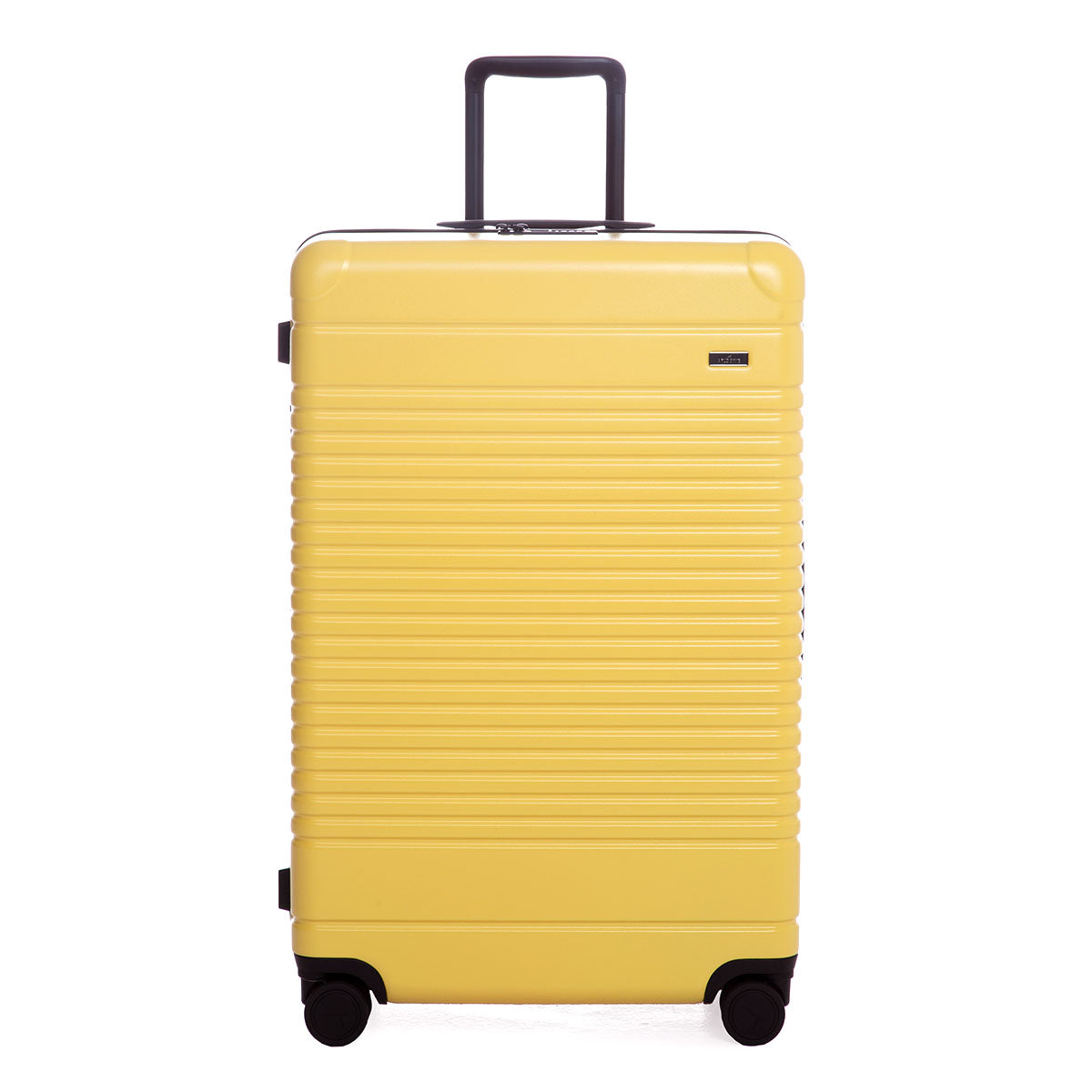 zipper check-in large in dusen dusen lemon - front view