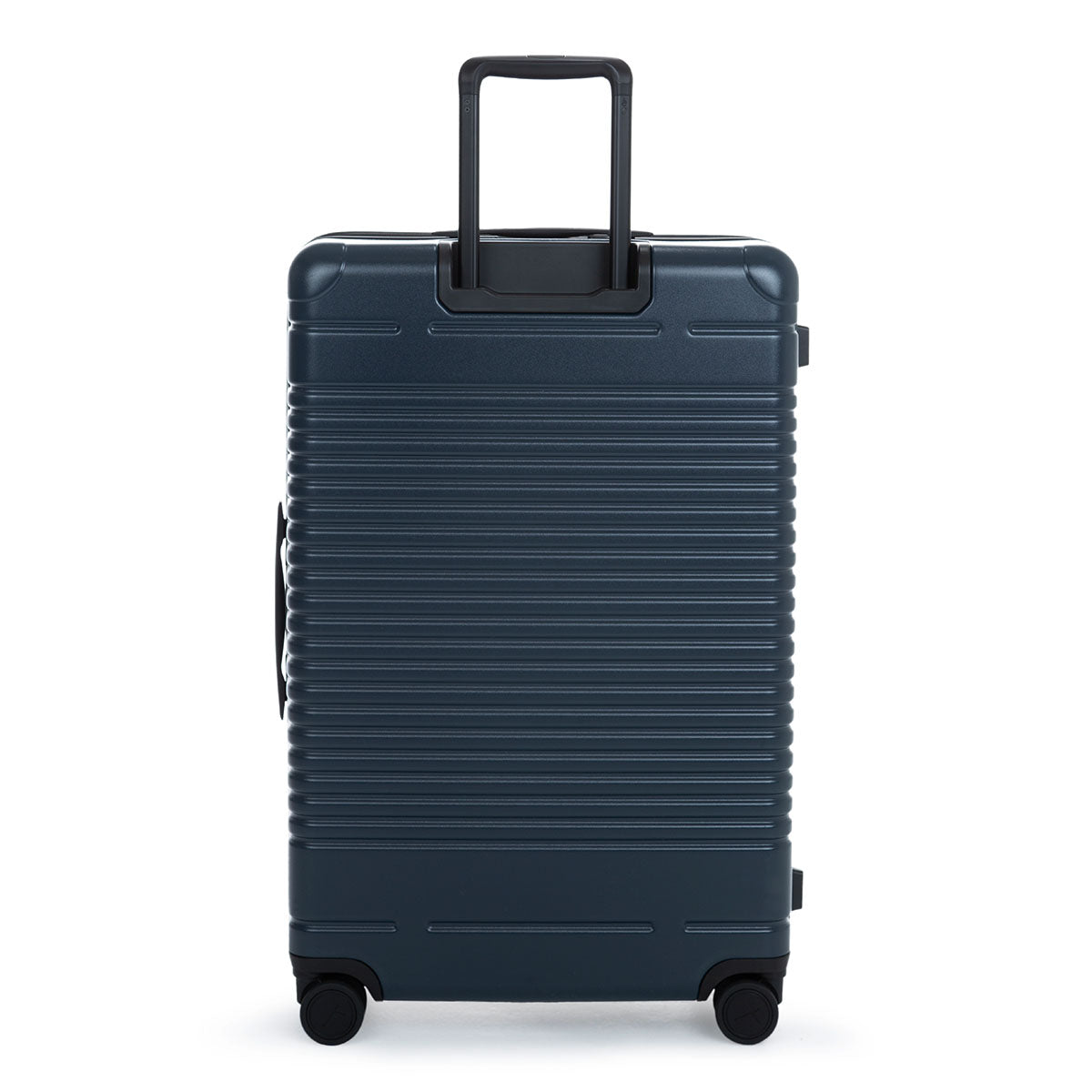 zipper check-in large in navy - back view