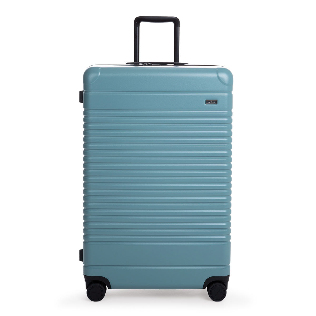 zipper check-in large in sea sage - front view