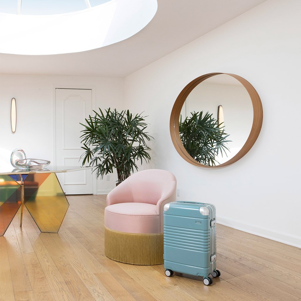 Frame carry-on sight unseen collection at LA showroom called Casa Perfect.