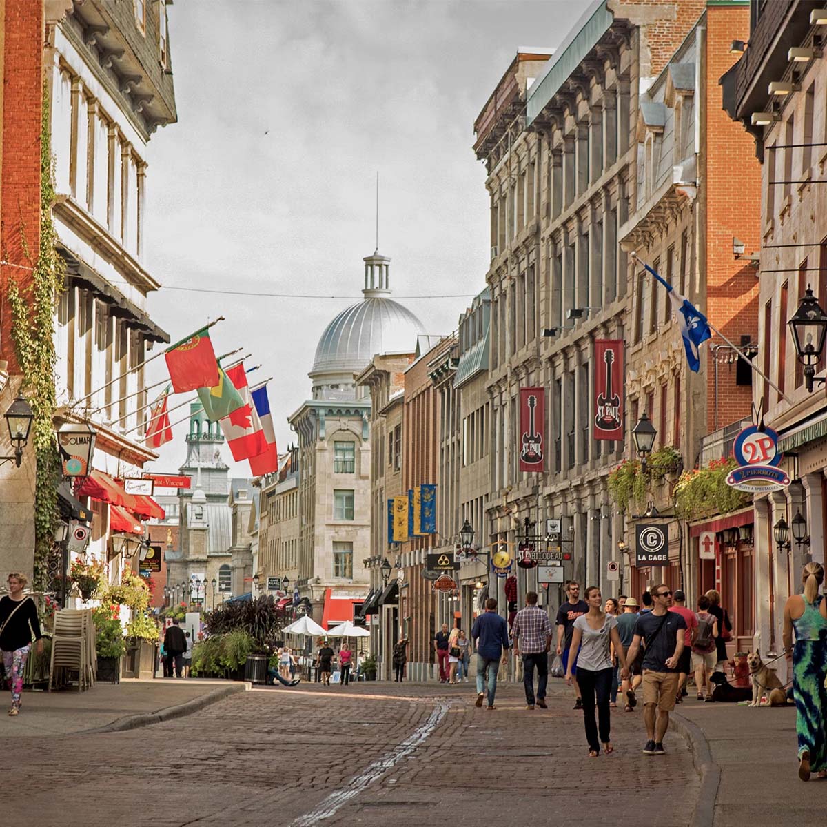 montreal old town view