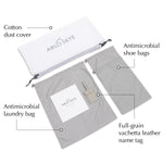 Arlo Skye leather luggage tag, champagne