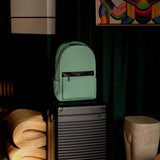 Mint backpack, lifestyle shot