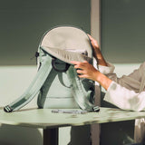 Mint backpack, lifestyle shot