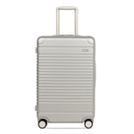 Front view of the expandable check-in medium in champagne