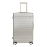 Front view of the expandable check-in medium in champagne