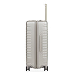 Side view of the expandable check-in medium in champagne