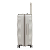 Side view of the expandable check-in medium in champagne