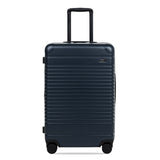 Front view of the expandable check-in medium in navy