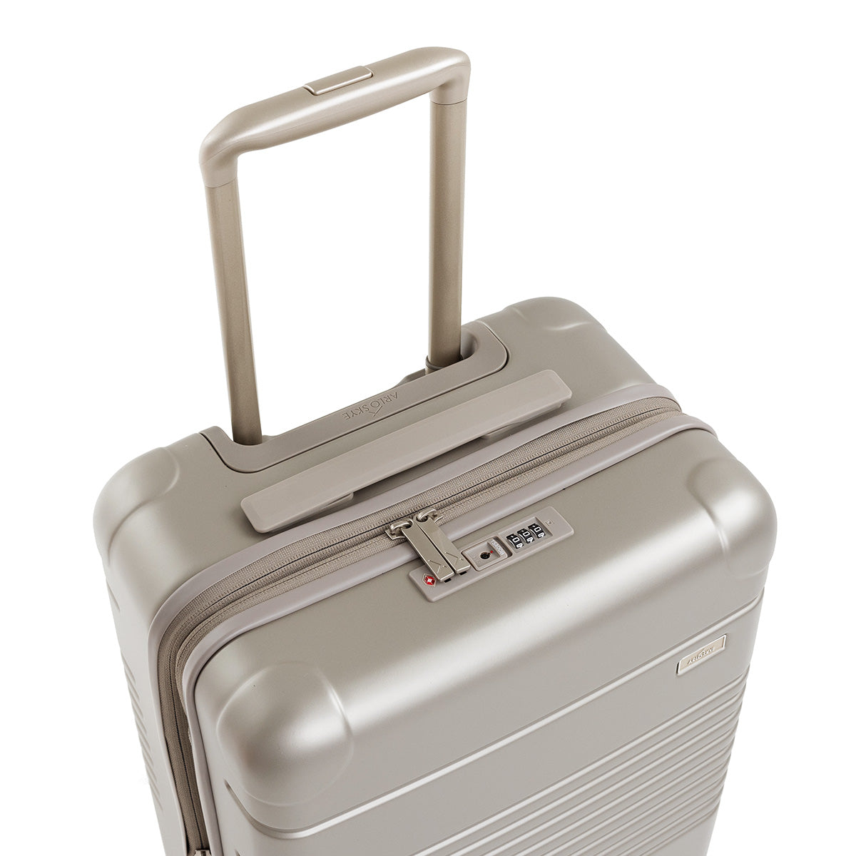 champagne carry-on max expandable lock view