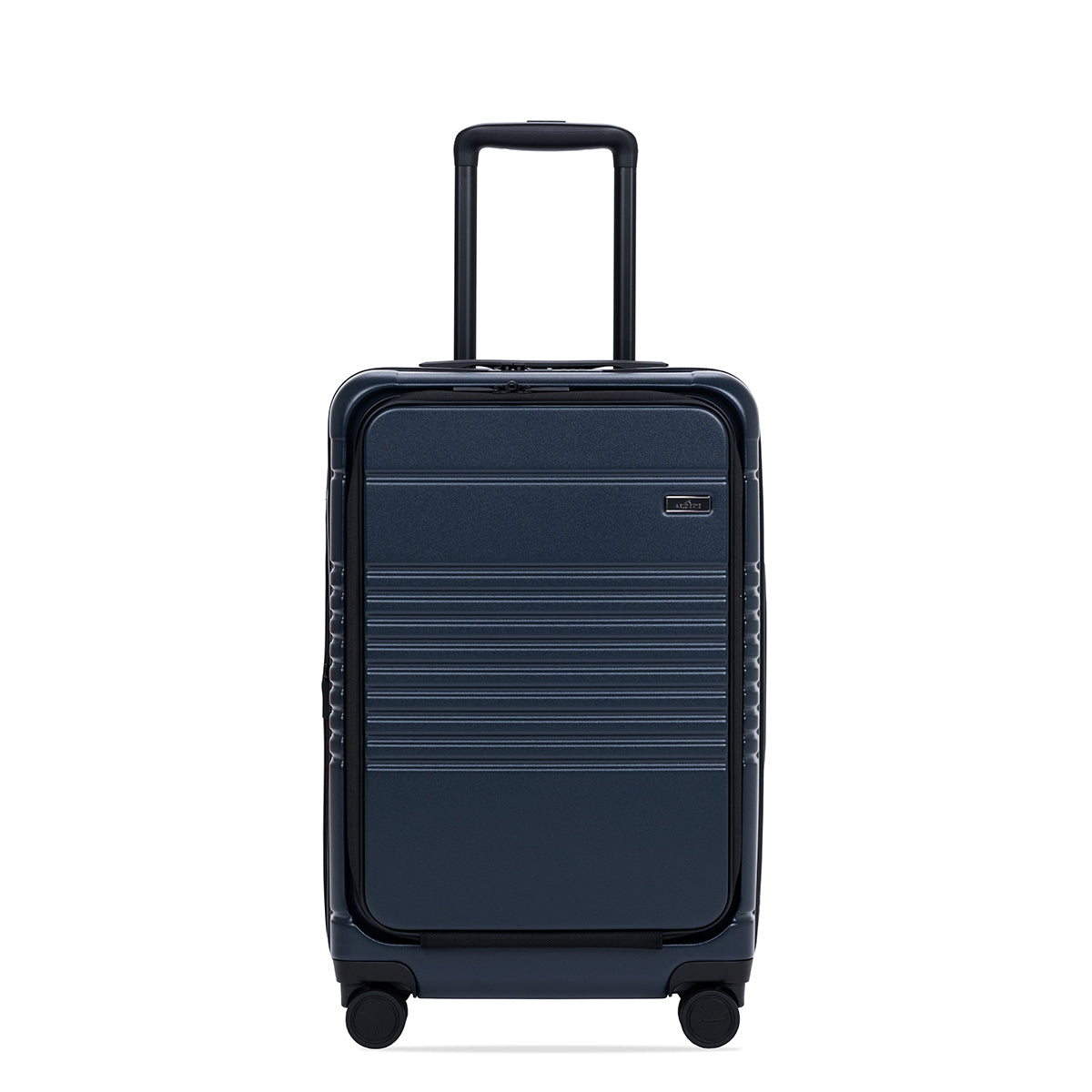 navy carry-on max with front pocket front view