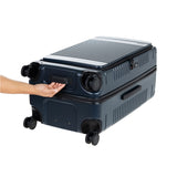 trunk lie flat bottom handle view navy