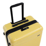 Top-down view of the expandable check-in medium in lemon showing the lock
