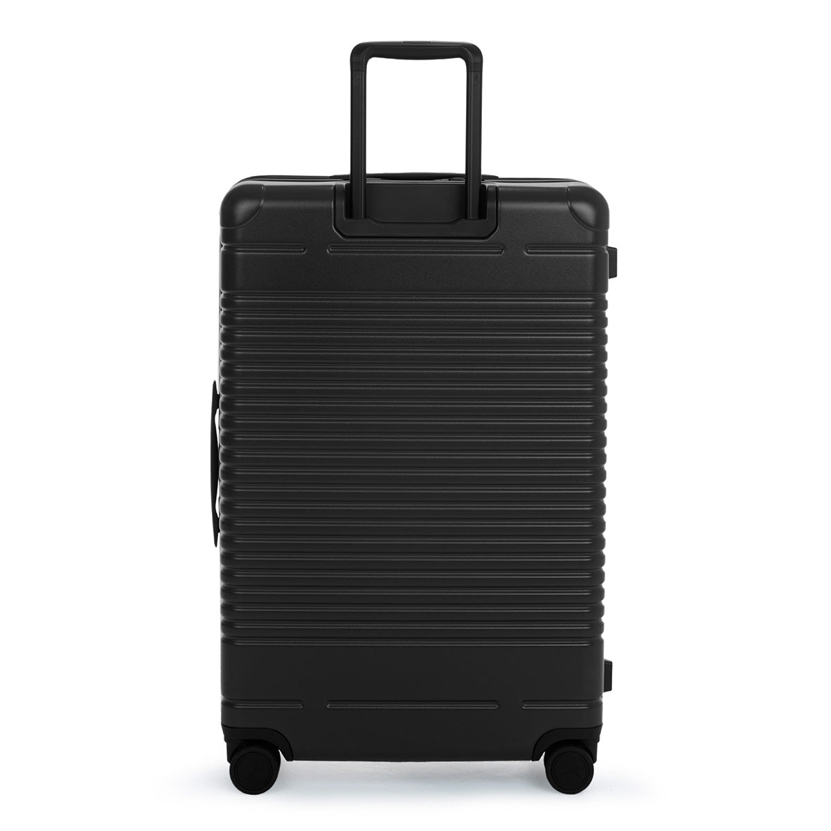 Back view of the check-in large in black