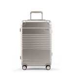 Front view of the frame carry-on max in champagne