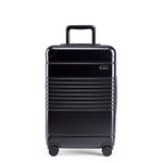 Front view of the zipper carry-on max  in black