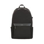 black backpack - front view