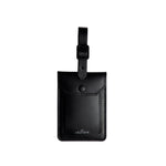 Black leather tag
