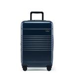 Front view of the zipper carry-on max in navy blue
