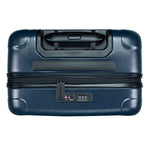Top view of the zipper carry-on max in navy blue