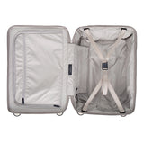 zipper carry-on max in champagne color - interview view