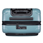 Top view of the zipper carry-on max with front pocket in sea sage